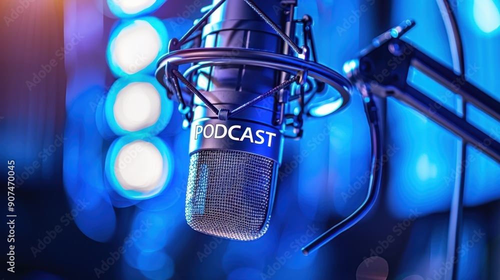 The Podcast Microphone on Stand The Podcast Microphone on Stand