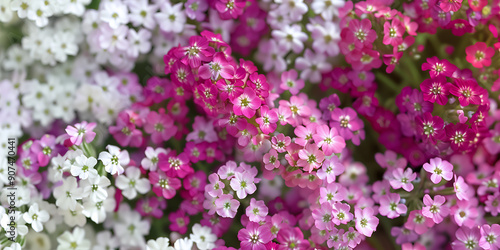 Sweet Alyssum flower background