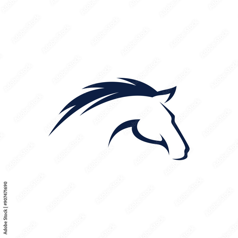 Fototapeta premium using the concept of a horse's head