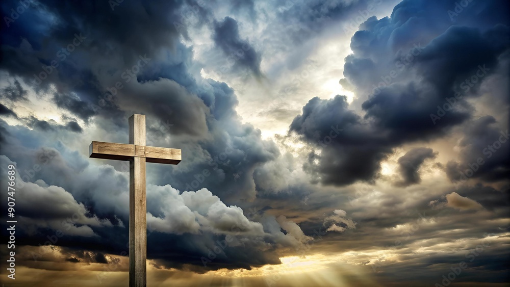 The Weight of the World: A Symbolic Depiction of the Cross generative AI The Weight of the World: A Symbolic Depiction of the Cross generative AI