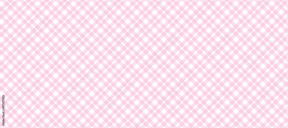 White plaid background with pink diagonal lines White plaid background with pink diagonal lines