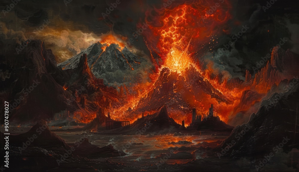 Volcanic Eruption: A Fiery Apocalypse