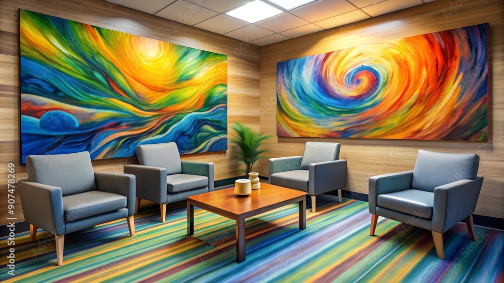 The Waiting Room: A Tapestry of Textures generative AI The Waiting Room: A Tapestry of Textures generative AI