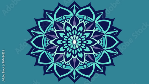  Simple Mandala vector art illustration