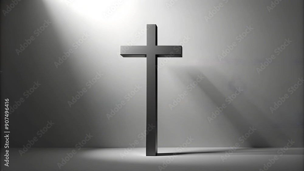 The Weight of Sacrifice: A Symbolic Depiction of the Cross generative AI The Weight of Sacrifice: A Symbolic Depiction of the Cross generative AI