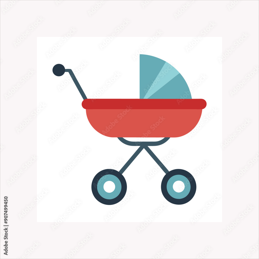 Baby stroller vector illustration Baby stroller vector illustration