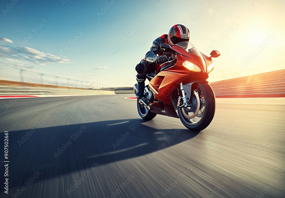 Obraz premium biker sport road racing motorbike motorcycle bike motor engine race driving drive asphalt speed 