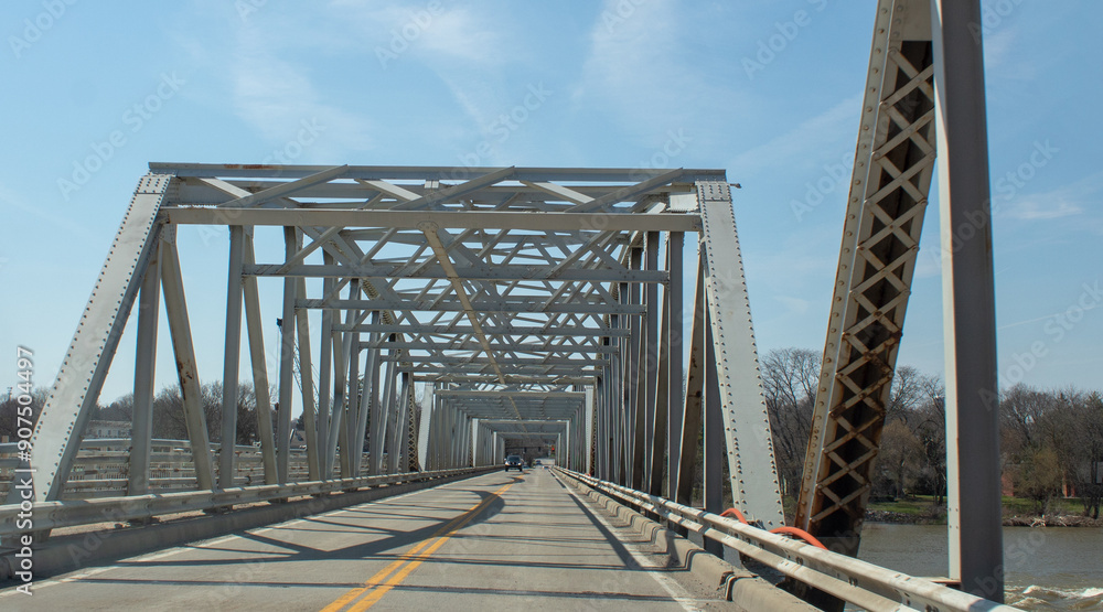 The Waterville Bridge over the Maumee River in Lucas and Wood counties. The Waterville Bridge over the Maumee River in Lucas and Wood counties.