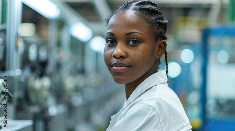 Portrait of a Confident Female Industrial Worker Portrait of a Confident Female Industrial Worker