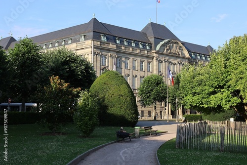 La préfecture, vue de l'extérieur, ville de Strasbourg, département du Bas Rhin, France photo