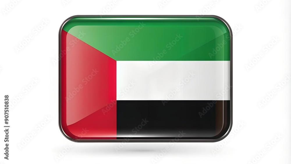 Abstract GCC Round Flag Icon with a Vibrant Gradient Shadow Generative AI Abstract GCC Round Flag Icon with a Vibrant Gradient Shadow Generative AI