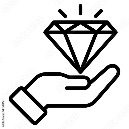 Value Proposition Icon Element For Design