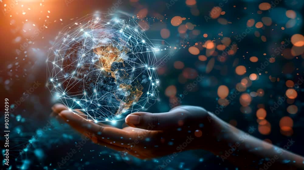 Global Connectivity - Earth in Hand Global Connectivity - Earth in Hand