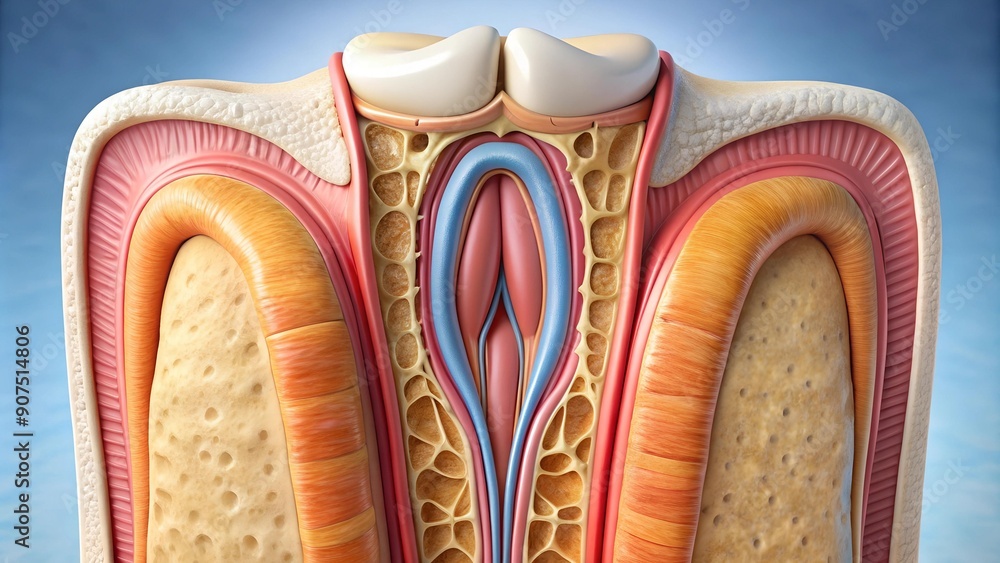 A Symphony of Enamel: A Microscopic Exploration of Human Tooth Structure AI generated A Symphony of Enamel: A Microscopic Exploration of Human Tooth Structure AI generated