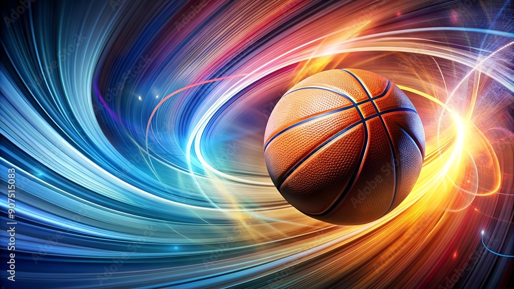 Swirling Hoops and Nets: A Dynamic Abstract of March Madness generative AI Swirling Hoops and Nets: A Dynamic Abstract of March Madness generative AI
