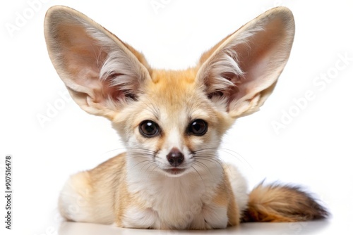 Cute Fennec Fox with Big Ears.