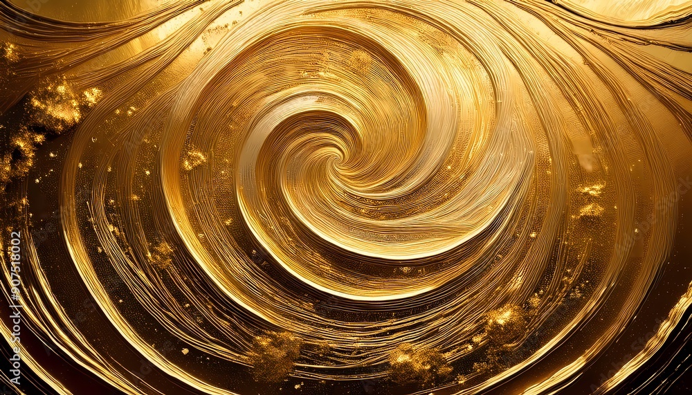 Amazing abstract background of shining gold with watercolor ink swirl shapes, Wallpaper Amazing abstract background of shining gold with watercolor ink swirl shapes, Wallpaper