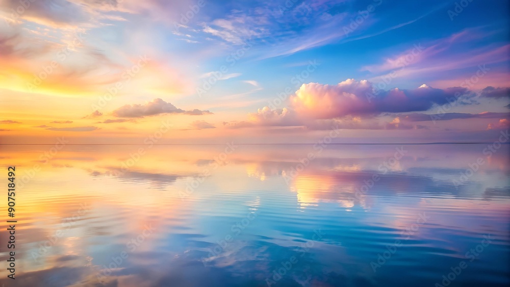 Serene Reflections: A Symphony of Pastel Hues on a Tranquil Water Surface Generative AI Serene Reflections: A Symphony of Pastel Hues on a Tranquil Water Surface Generative AI