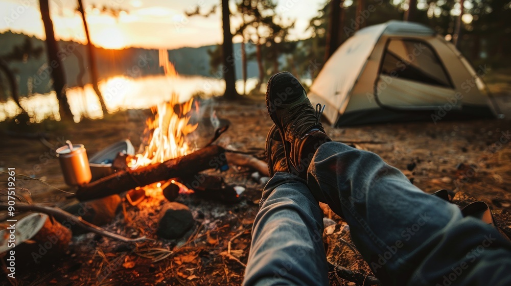 Campfire Relaxation. Campfire Relaxation.