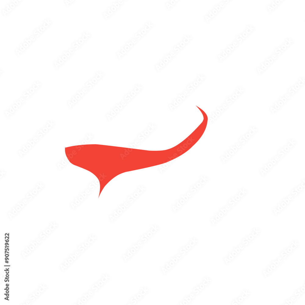red swoosh vector element red swoosh vector element