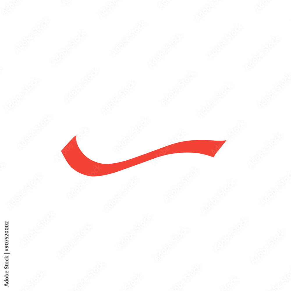 red swoosh vector element red swoosh vector element