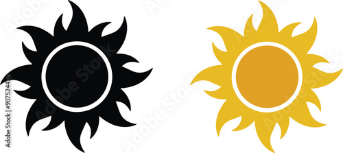 set of sun