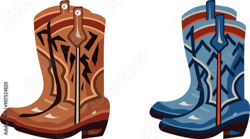 cowboy boot clipart, clipart cowboy boots