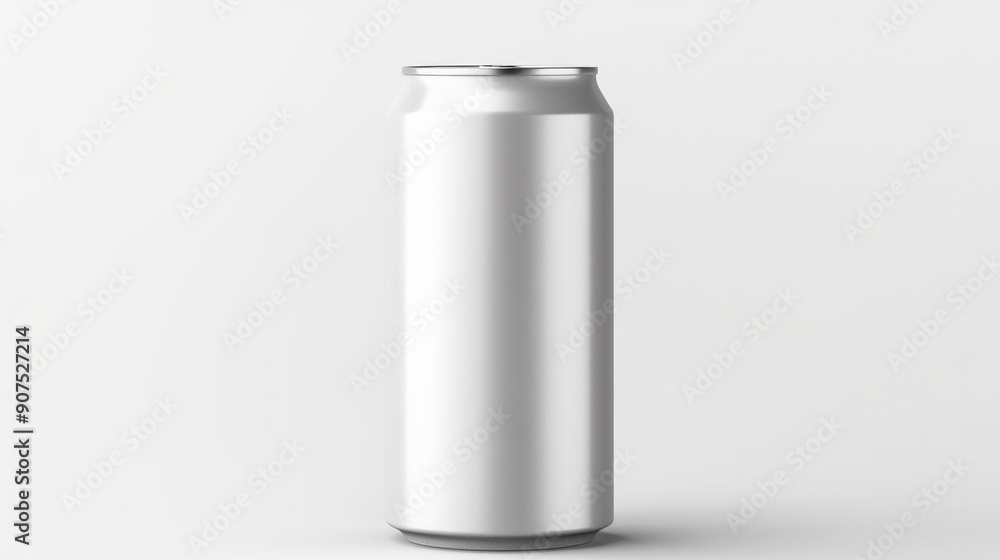 Blank can aluminum mockup design for beverage or soft drink. Neural network ai generated art Blank can aluminum mockup design for beverage or soft drink. Neural network ai generated art