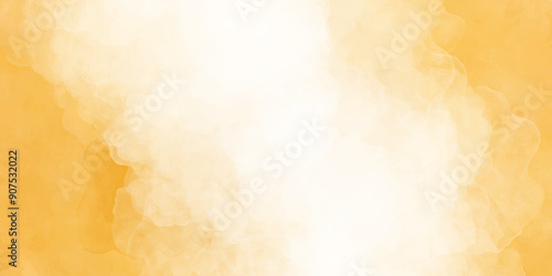 Abstract orange and white watercolor background .watercolor paint splash vector background .modern beautiful stylist watercolor painting with cloudy distressed texture .
