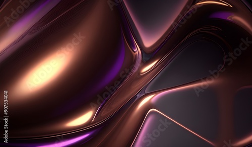 Holographic background with dark brown purple. Iridescent holographic foil, metallic texture, ultraviolet wavy wallpaper, fluid ripples, liquid metal surface, esoteric aura spectrum.