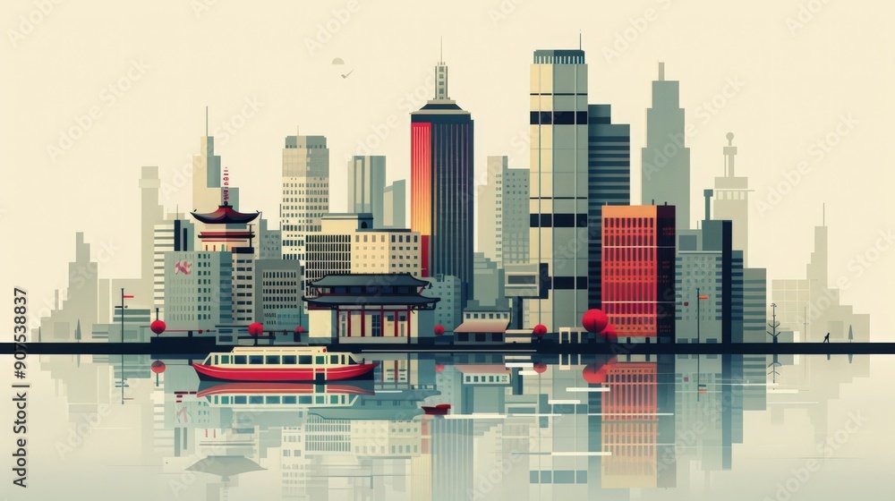Celebrate modern architecture with icons that highlight iconic buildings and urban landscapes. Celebrate modern architecture with icons that highlight iconic buildings and urban landscapes.