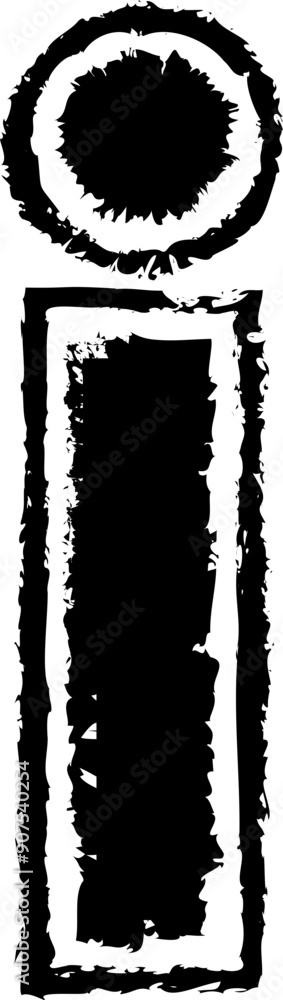 Fototapeta premium Sport Grunge Border i Alphabet Font
