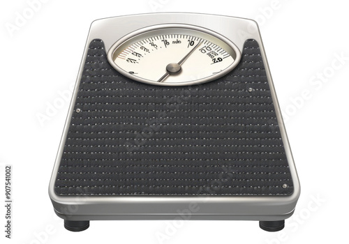 Obraz w ramie weight scale isolated on transparent background.