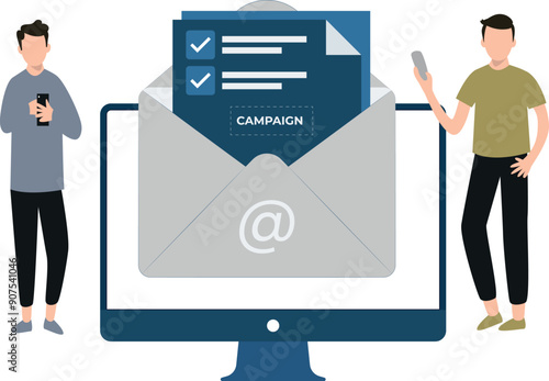 The boys received the email.