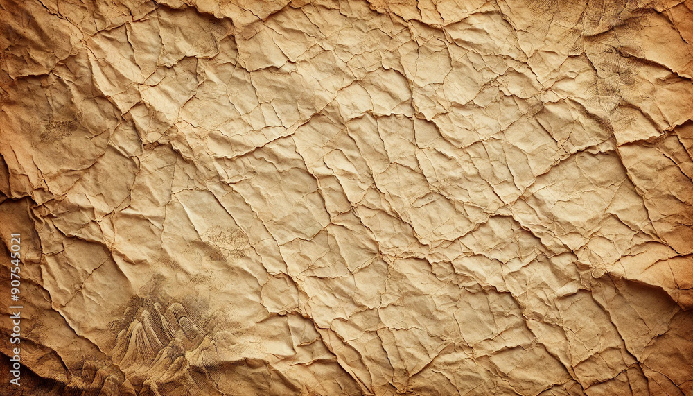 古紙テクスチャのしわしわ2