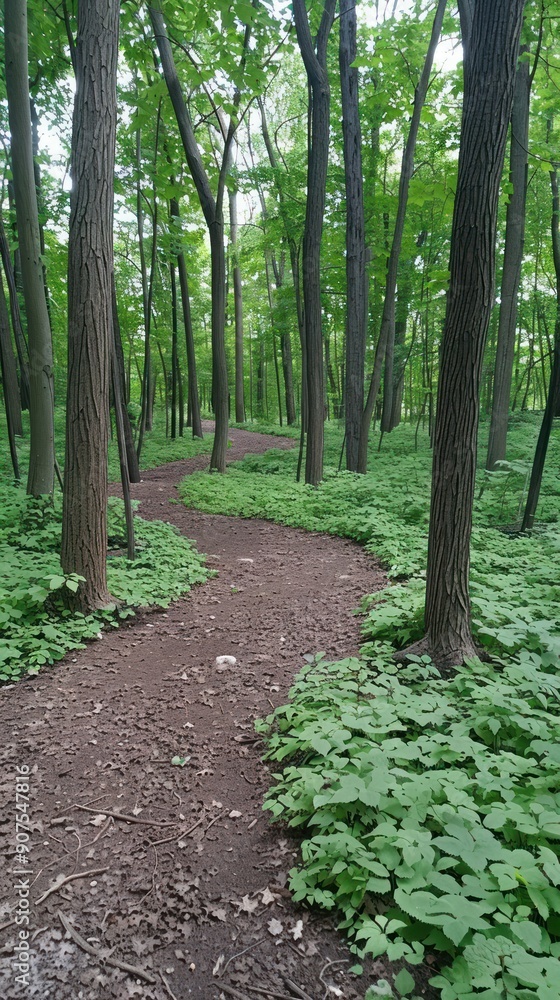 Serene Forest Path. Serene Forest Path.