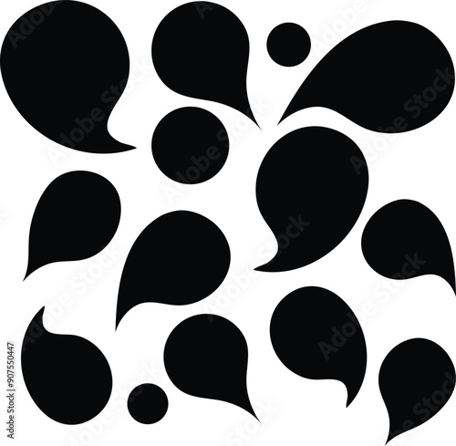 black and white pattern