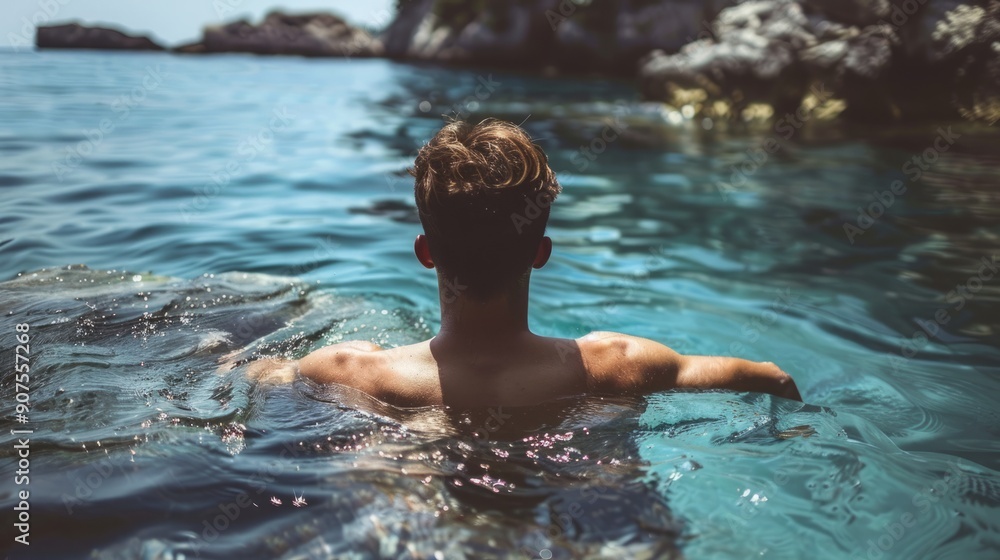 Fototapeta premium Hot as summer, boundless passion