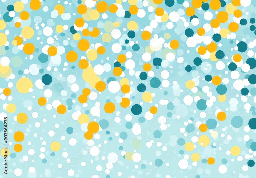 Illustration of yellow and white dots on a light blue background. Illustration of yellow and white dots on a light blue background.