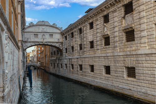 Beaufitul canal streets in Venice, Italy