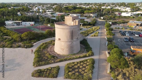 Torre Suda is from Lecce; it overlooks the Ionian Sea. It is located in south-western Salento and takes its name from a circular coastal tower, 13.5 meters high photo