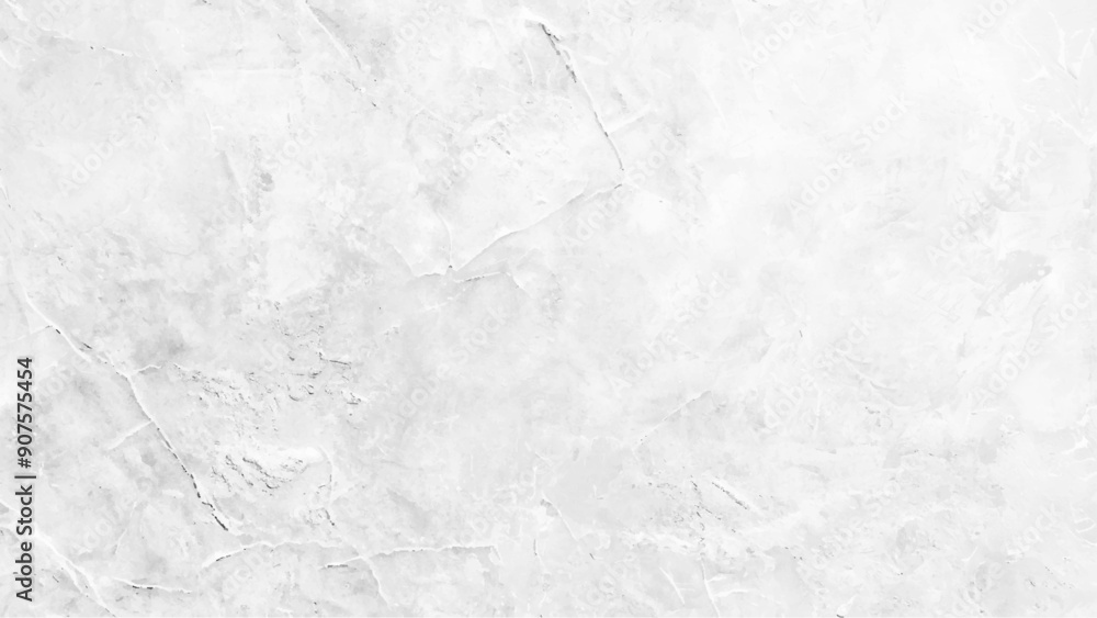 Fototapeta premium White concrete wall texture background cement wall plaster texture for clean material interior design, Old grunge textures backgrounds. Perfect background with space. 