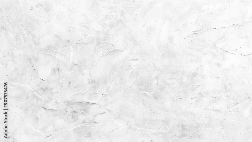 Naklejka premium White concrete wall texture background cement wall plaster texture for clean material interior design, Old grunge textures backgrounds. Perfect background with space. 