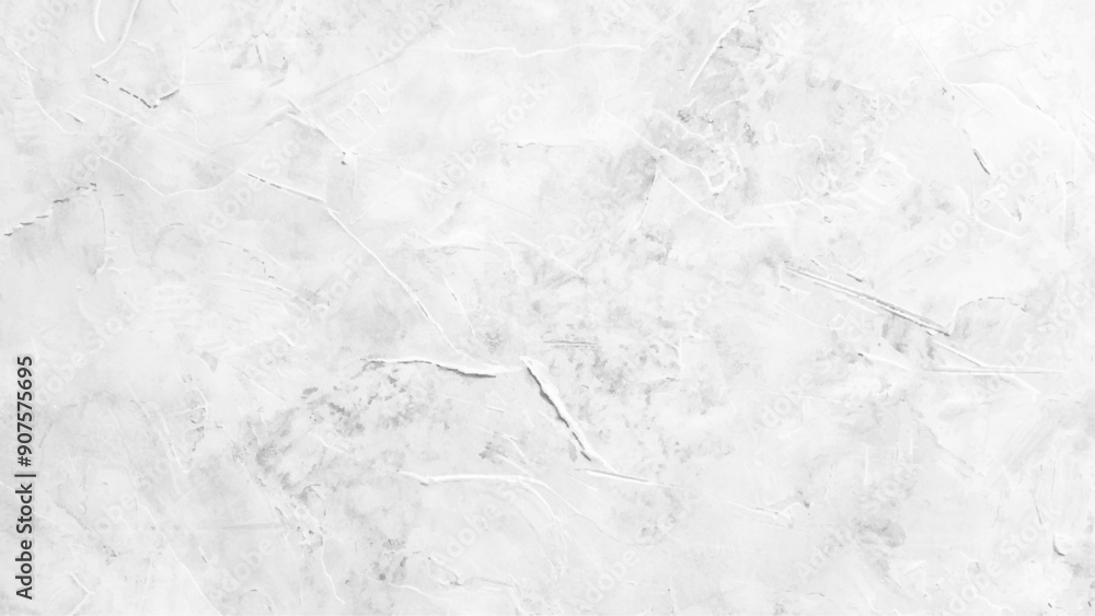 Obraz premium White concrete wall texture background cement wall plaster texture for clean material interior design, Old grunge textures backgrounds. Perfect background with space. 