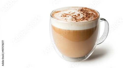 A Cup of Latte with Cinnamon