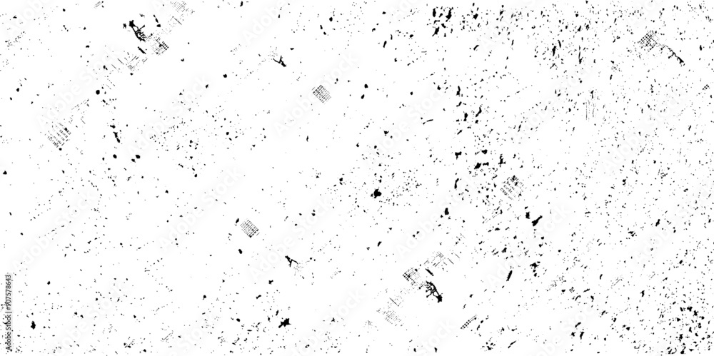 Abstract Grunge Background, Black and White Texture with Cracks, Chips, and Dots Isolated. Black and White Grunge Texture with Dust and Grain Noise Particles - Vector Illustration Abstract Grunge Background, Black and White Texture with Cracks, Chips, and Dots Isolated. Black and White Grunge Texture with Dust and Grain Noise Particles - Vector Illustration