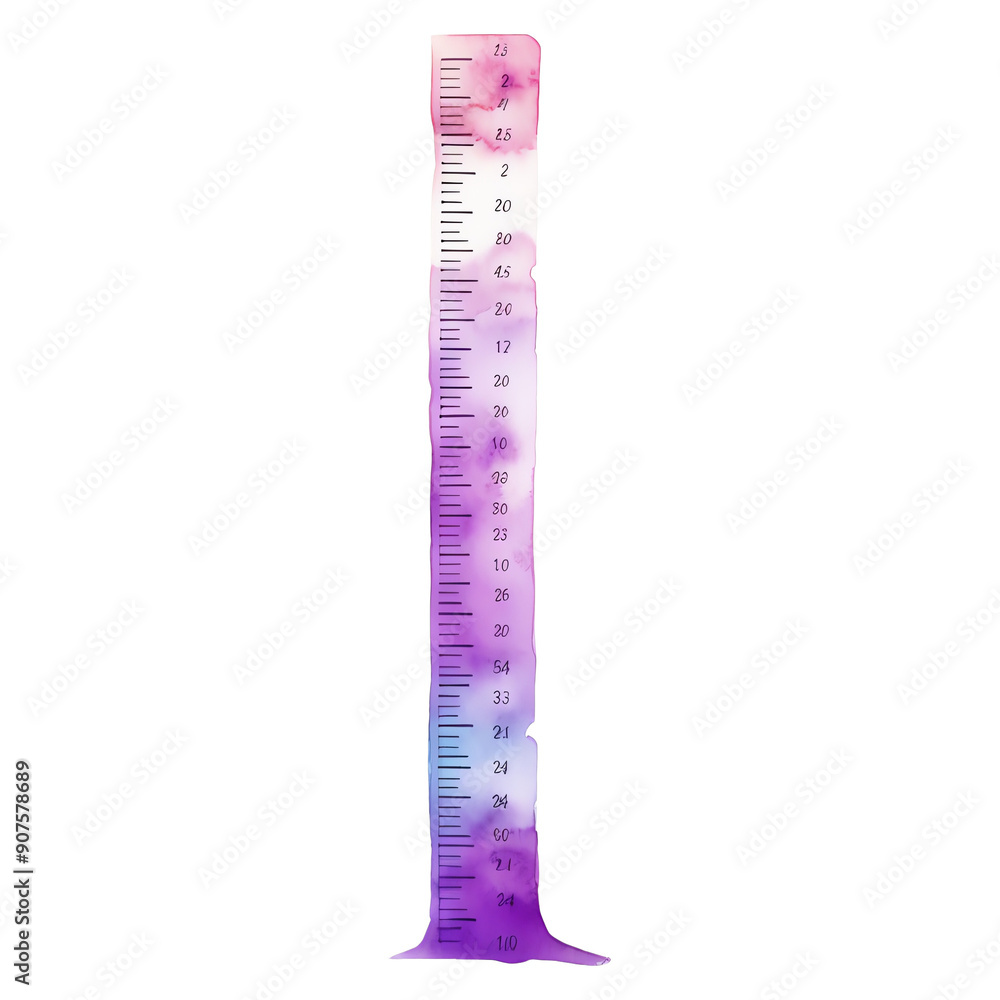 Colorful gradient ruler illustration with vivid purple and blue tones, perfect for educational and scientific content. Colorful gradient ruler illustration with vivid purple and blue tones, perfect for educational and scientific content.