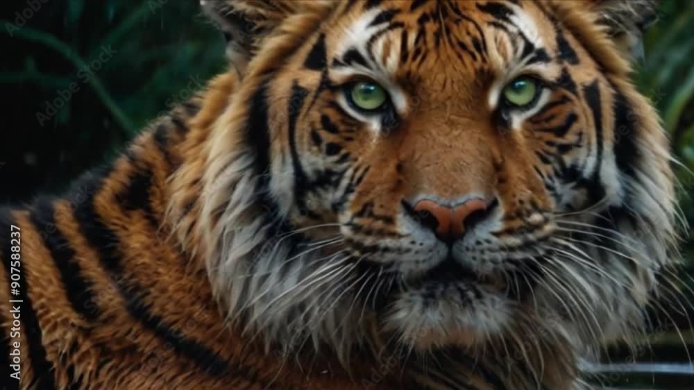 portrait of a tiger portrait of a tiger