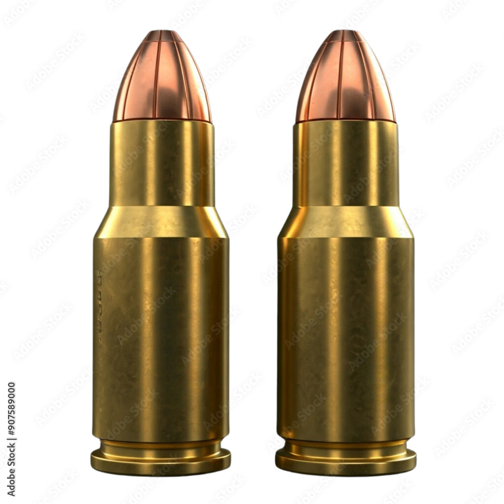Bullet on Isolated transparent background png. generated with AI Bullet on Isolated transparent background png. generated with AI