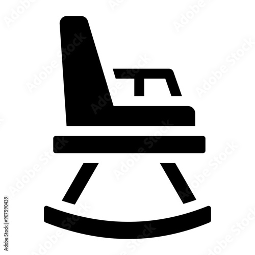 rocking chair icon 